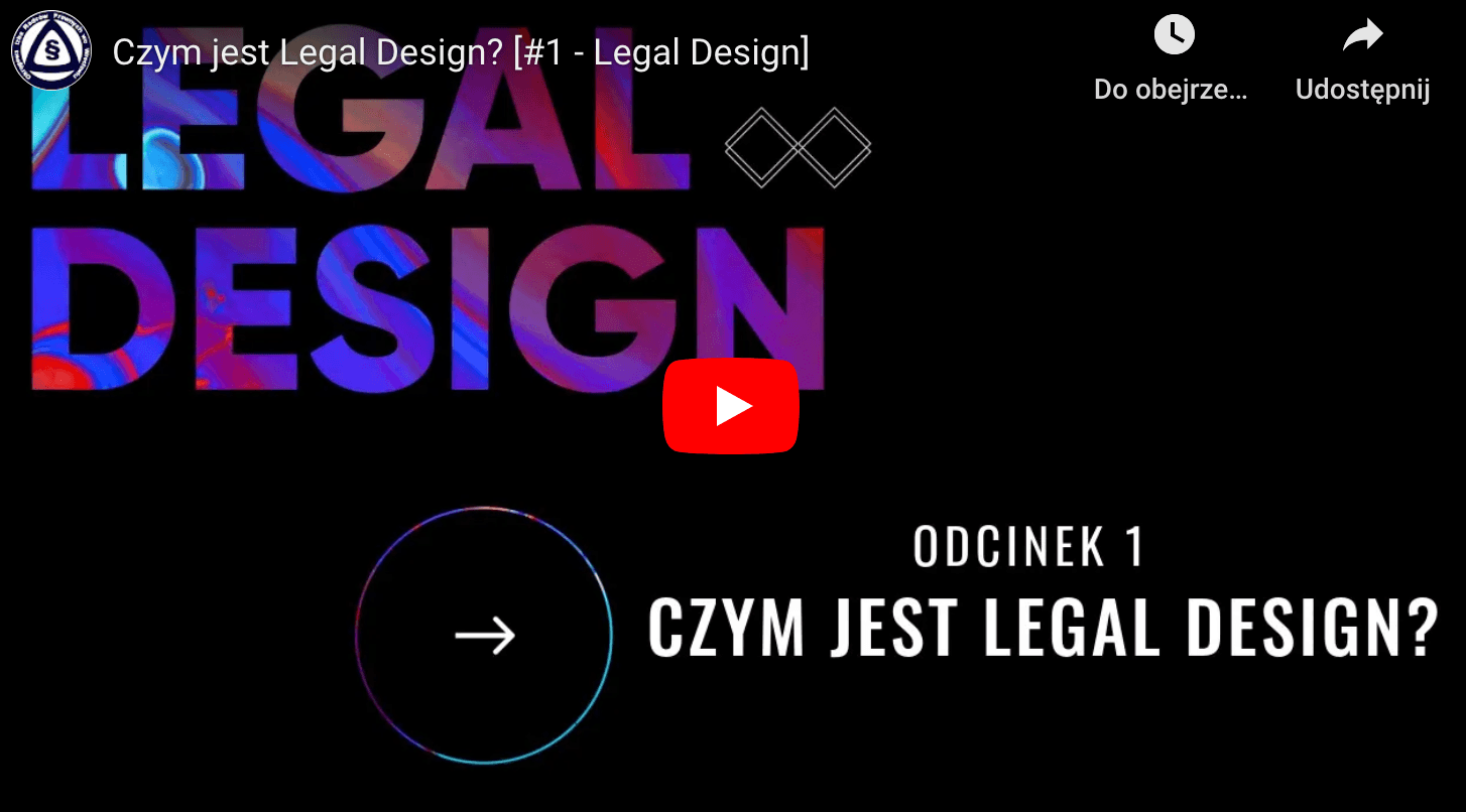 Odcinek 1 - czym jest legal design?